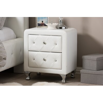 Messaline 2 Drawer Nightstand by House of Hampton