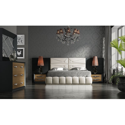 Annalya Bedor72 Bedroom Set 4 Pieces by House of Hampton