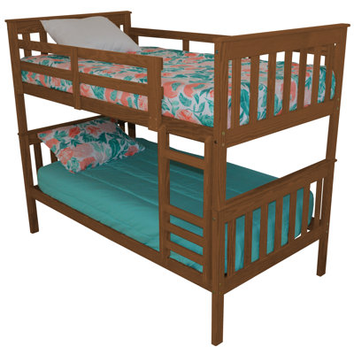 Oakledge Twin Solid Wood Bunk Bed by Harriet Bee by Harriet Bee