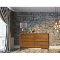 Conanso 6 Drawer 47.24" W Double Dresser by George Oliver