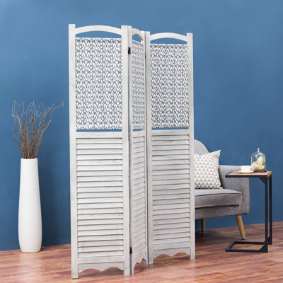 Rikulf 48" 3 - Panel Folding Room Divider