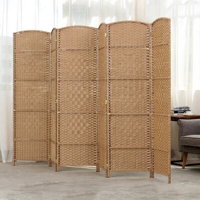 Citrana 118" 6 - Panel Folding Room Divider