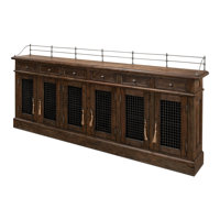 Covent Gardens Narrow 6 Door and 6 Drawer Sideboard by Sarreid Ltd