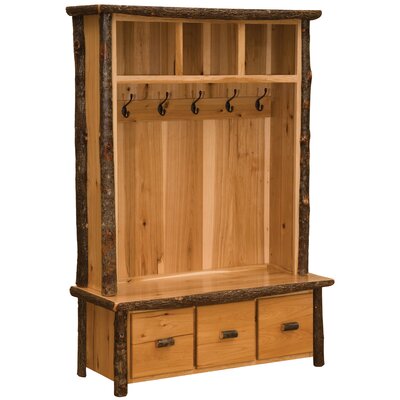 Hickory Entry Locker Hall Tree by Fireside Lodge