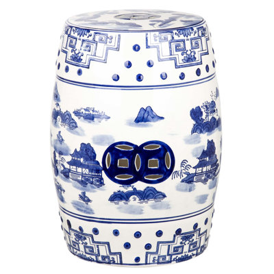 Bilmont Ceramic Garden Stool by World Menagerie