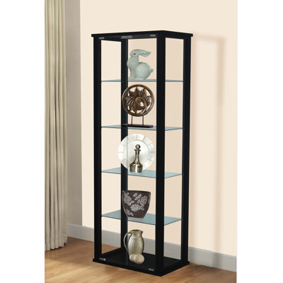 Annzley Floor Standing Curio Cabinet by Ebern Designs