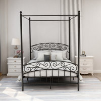 Tyler-Jay Canopy Bed by Charlton Home