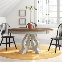 Everly 60" Pedestal Dining Table by Laurel Foundry Modern Farmhouse