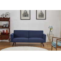 Ridgewood 72" Velvet Square Arm Sleeper