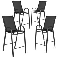 Artu Flex Comfort Sling Outdoor Patio Barstools by Flash Furniture by Lark Manor