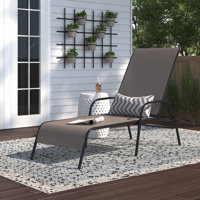 Reclining Chaise Lounge by Ebern Designs