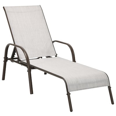 Reclining Chaise Lounge by Ebern Designs