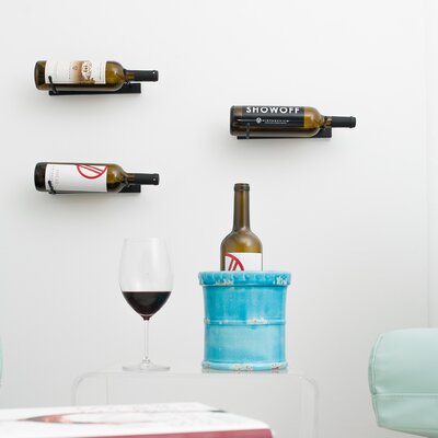 Ingalls 1 Bottle Wall Mounted Wine Bottle Rack by Rebrilliant