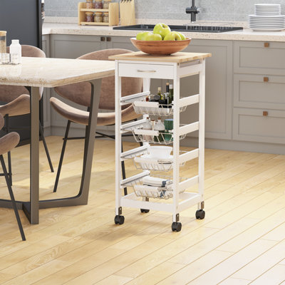 Raffles Kitchen Cart by Winston Porter