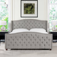 Coleman Upholstered Wingback Bed