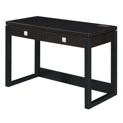 Sarhan Desk with Built-in Outlets by Ebern Designs