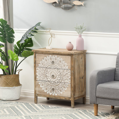 Feltonville 3 Drawer Accent Chest by Mistana