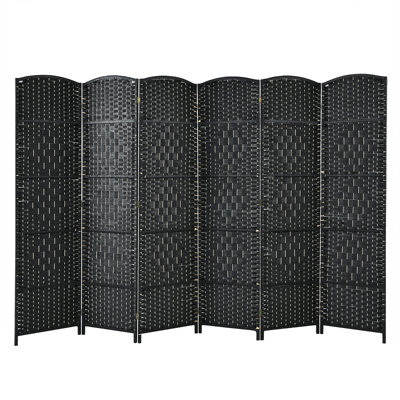 107.5" W x 71" H 6 - Panel Folding Room Divider by Red Barrel Studio