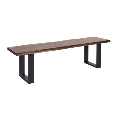 Towle Live Edge Solid Wood Bench by 17 Stories