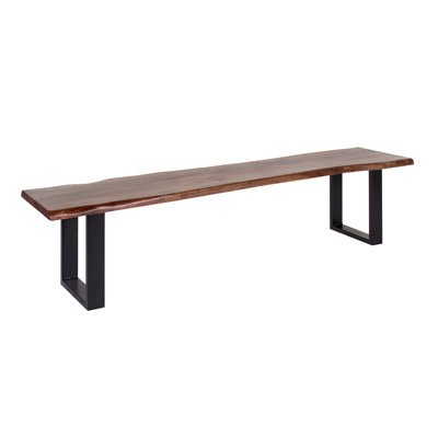 Towle Live Edge Solid Wood Bench by 17 Stories