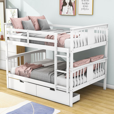 Doireann Full Over Full 2 Drawer Standard Bunk Bed by Harriet Bee by Harriet Bee