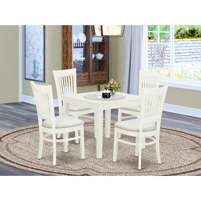 Alyxa Acacia Solid Wood Dining Set by Red Barrel Studio