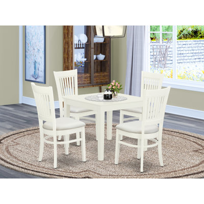Alyxa Acacia Solid Wood Dining Set by Red Barrel Studio