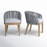 Bowery Patio Dining Armchair with Cushion by Joss & Main