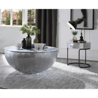 Amman Drum Coffee Table with Storage by 17 Stories