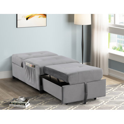 Anwari Armless Chaise Lounge by Ebern Designs