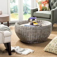 Solid Wood Solid Coffee Table by Bay Isle Home