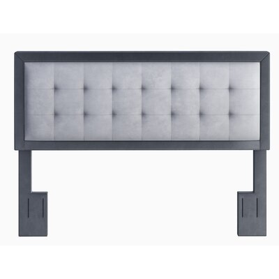Zoe Adjustable Upholstered Tufted Velvet Headboard by Boyd Sleep