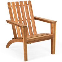 Pudsey Solid Wood Adirondack Chair by Millwood Pines