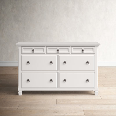 Gleda 7 Drawer Dresser, White by Alcott Hill