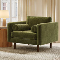 Napa 42" Wide Velvet Armchair by Poly & Bark