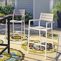 Maine 28.5" Patio Bar Stool by Modway