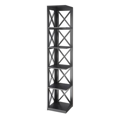 Darek 63.75" H x 12" W Corner Bookcase by Beachcrest Home
