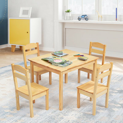 Delray Kids 5 Piece Outdoor Table and Chair Set by Harriet Bee