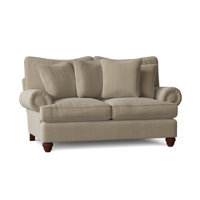 Kamali 74" Rolled Arm Loveseat with Reversible Cushions by Craftmaster