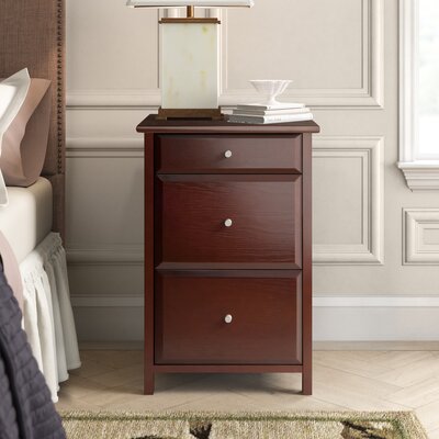 Aisha 3-Drawer Vertical Filing Cabinet by Three Posts