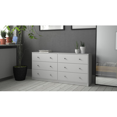Clanton 6 Drawer 56.34" W Double Dresser by Wade Logan