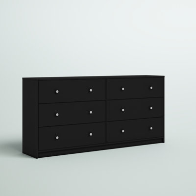 Clanton 6 Drawer 56.34" W Double Dresser by Wade Logan