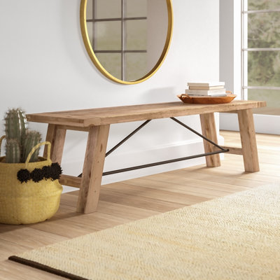 Aya Wood Dining Bench by Laurel Foundry Modern Farmhouse