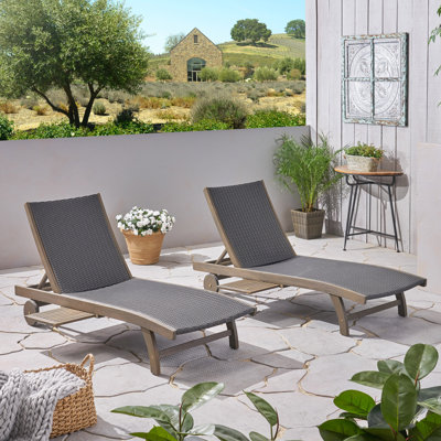 Kingsteignt Reclining Chaise Lounge by Bay Isle Home