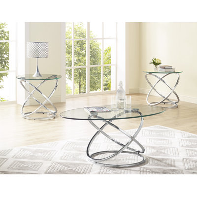 Adona 3 Piece Coffee Table Set by Ivy Bronx