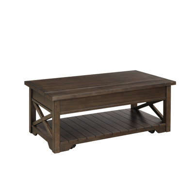 Broome Lift Top Block Cocktail Table with Storage by Gracie Oaks