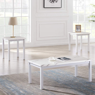Aromola 3 Piece Coffee Table Set by Red Barrel Studio