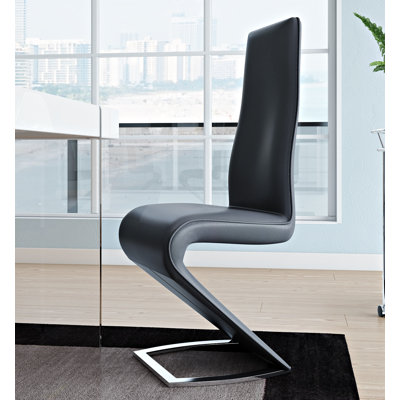 Bellestri Modern Z-Shaped Side Chair by Wade Logan