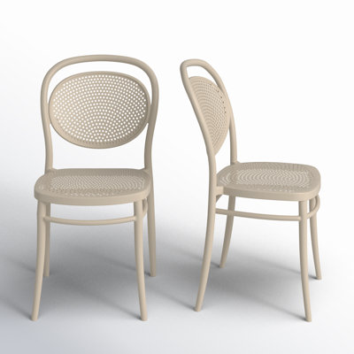 Farrah Stacking Patio Dining Side Chair by AllModern