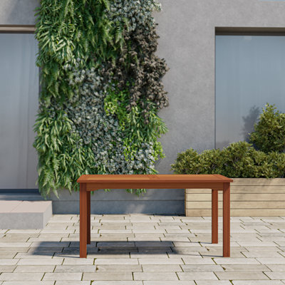 Alyisa Wood Rectangular Patio Table by Lark Manor
